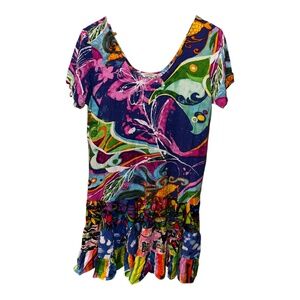 Jams World Starlight Dragonfly Hummingbird Hattie Dress L